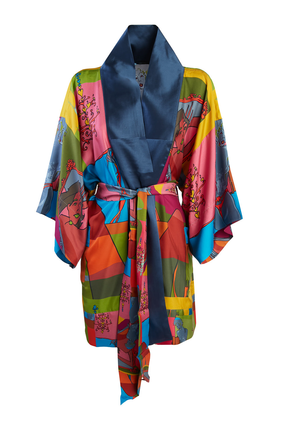 Kimono seta sale corto